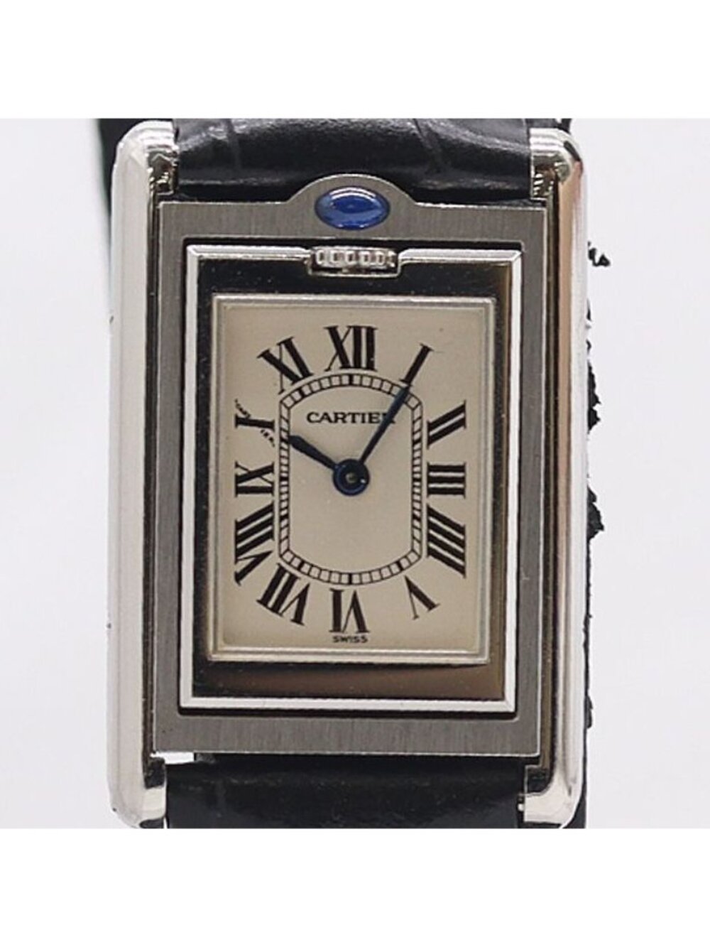 Cartier Tank Basculant White Dial Watch